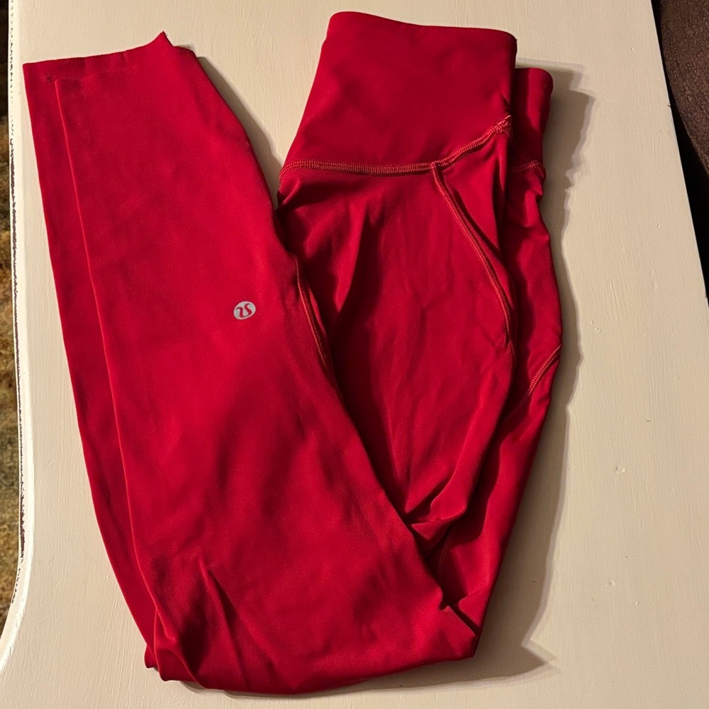lululemon Red Leggings